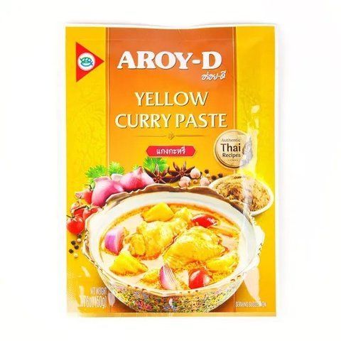 Паста Каррі Aroy-D 50г жовта  669363 фото