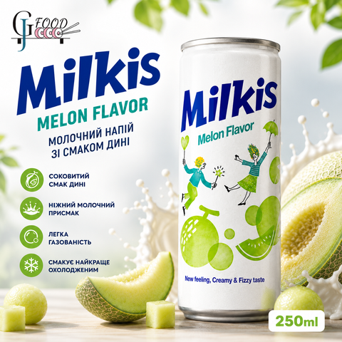 Milkis Melon Flavor &mdash; Соковита диня 250 мл 100012 фото